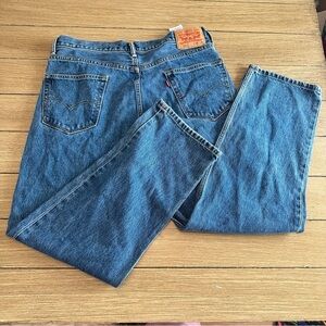 Levi's Blue Straight Jeans Classic Fit 550 w36 x L30